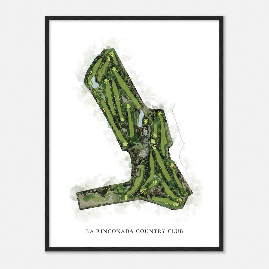 Print of La Rinconada Country Club Classic Map