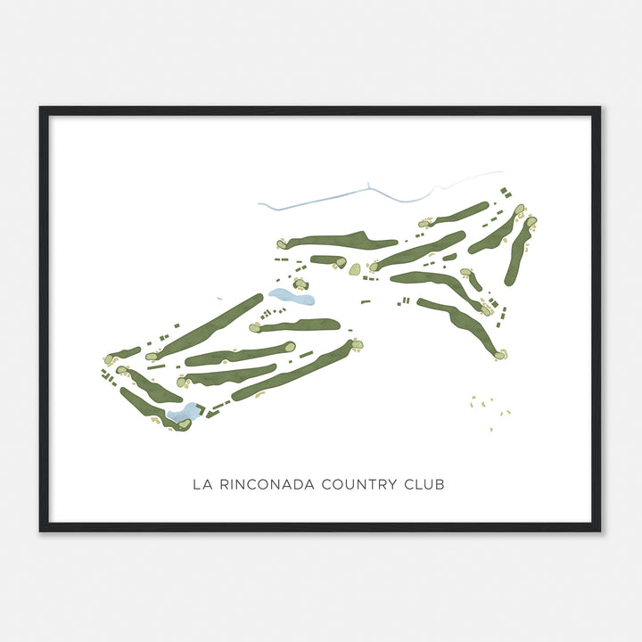 Print of La Rinconada Country Club Modern Map