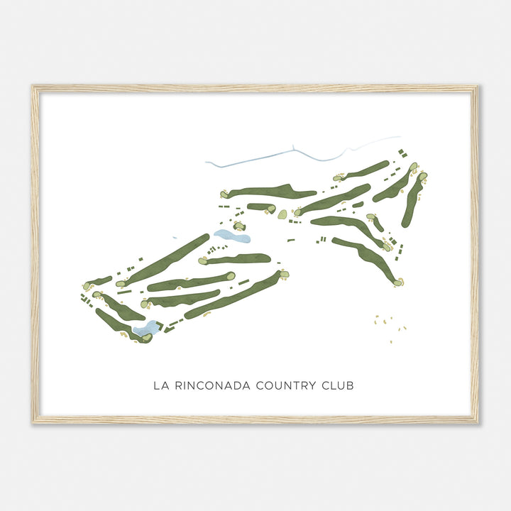 Print of La Rinconada Country Club Modern Map