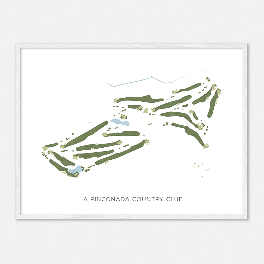 Print of La Rinconada Country Club Modern Map