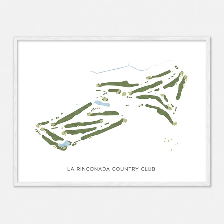 Print of La Rinconada Country Club Modern Map