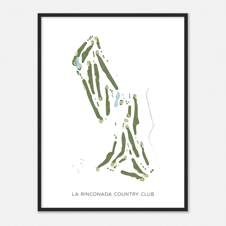 Print of La Rinconada Country Club Modern Map