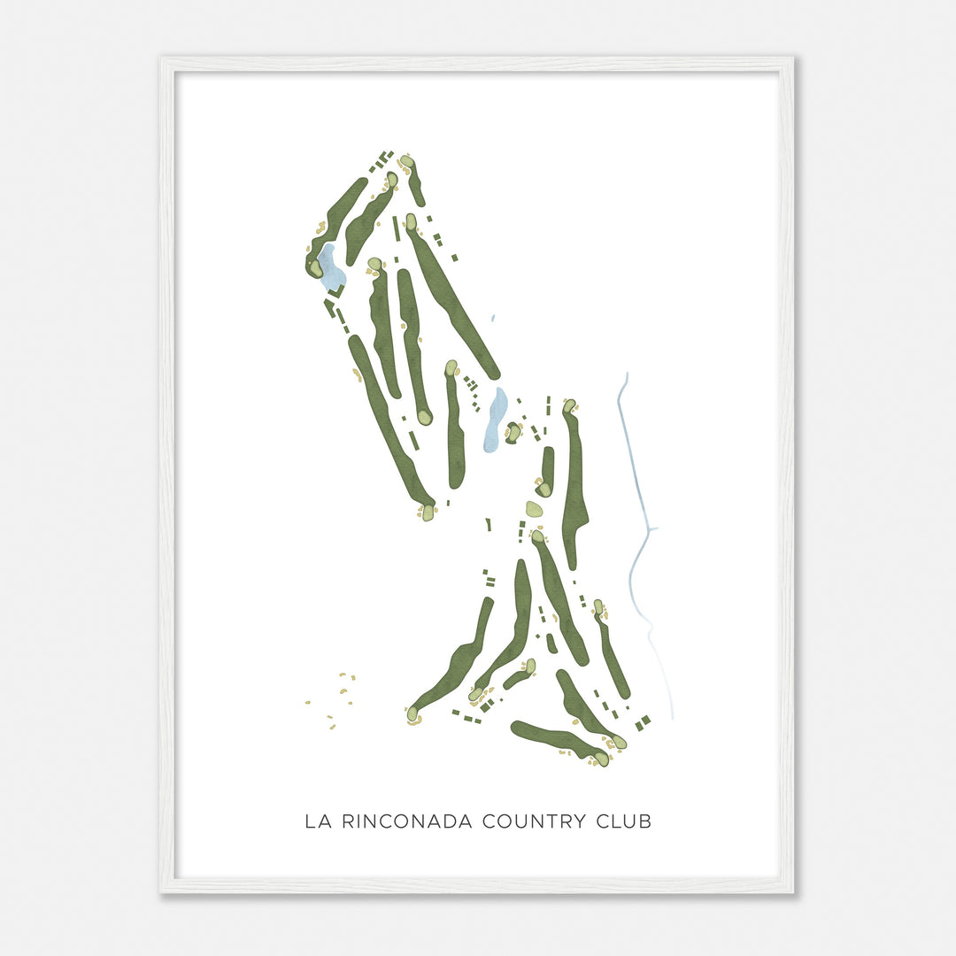 Print of La Rinconada Country Club Modern Map