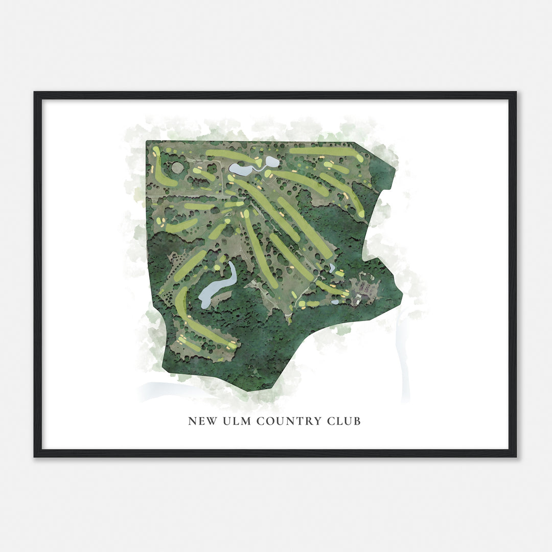 Print of New Ulm Country Club Classic Map