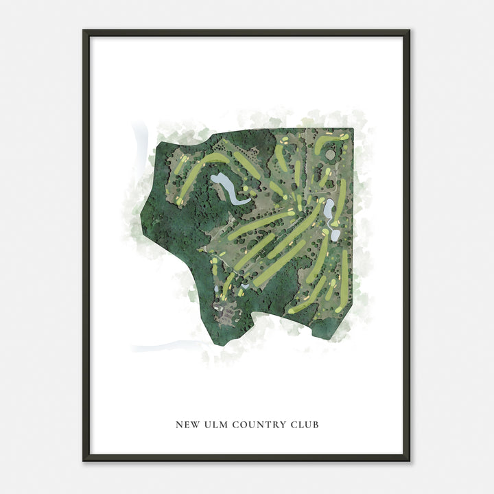 Print of New Ulm Country Club Classic Map