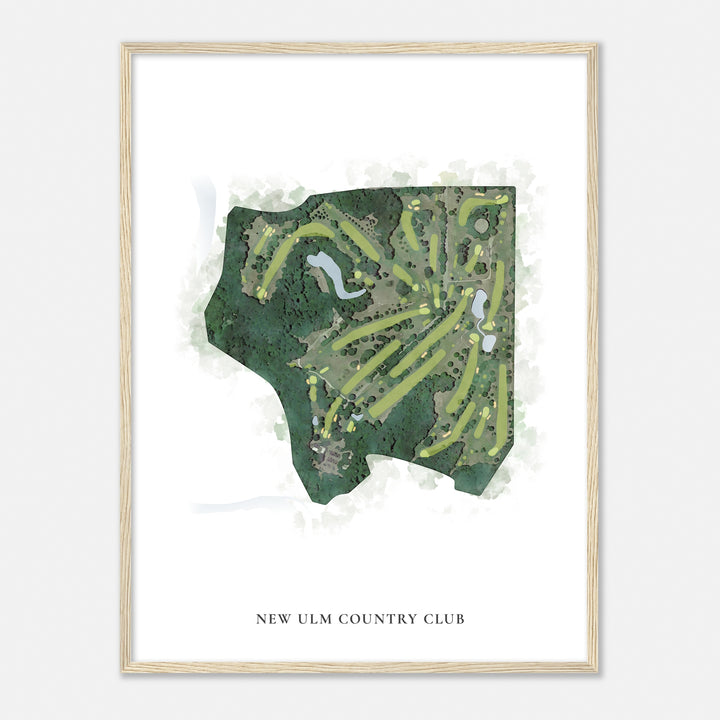 Print of New Ulm Country Club Classic Map