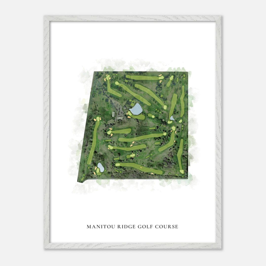 Print of Manitou Ridge Golf Course Classic Map