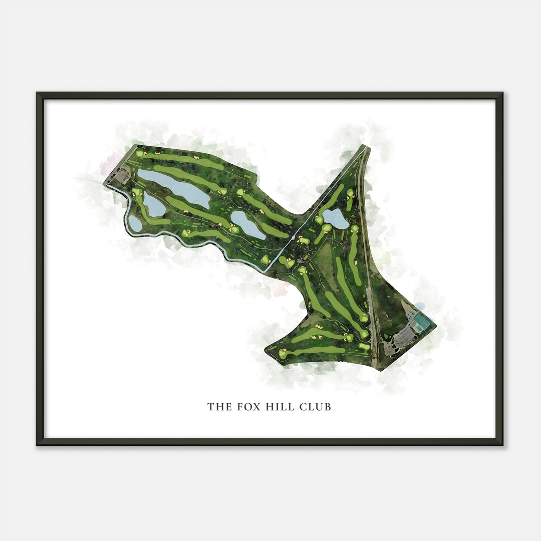 Print of The Fox Hill Club Classic Map