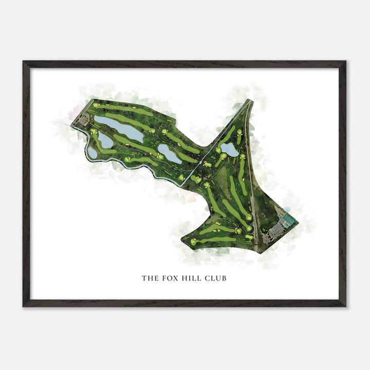 Print of The Fox Hill Club Classic Map