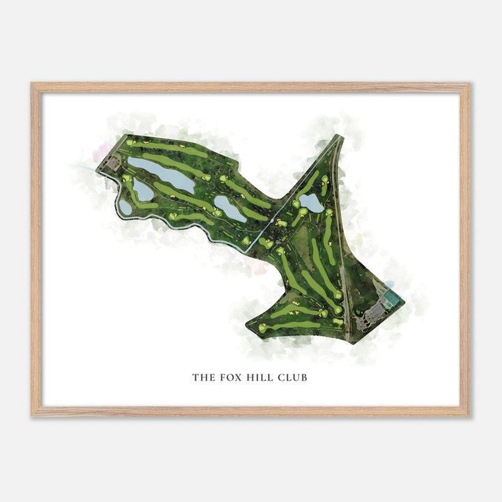Print of The Fox Hill Club Classic Map