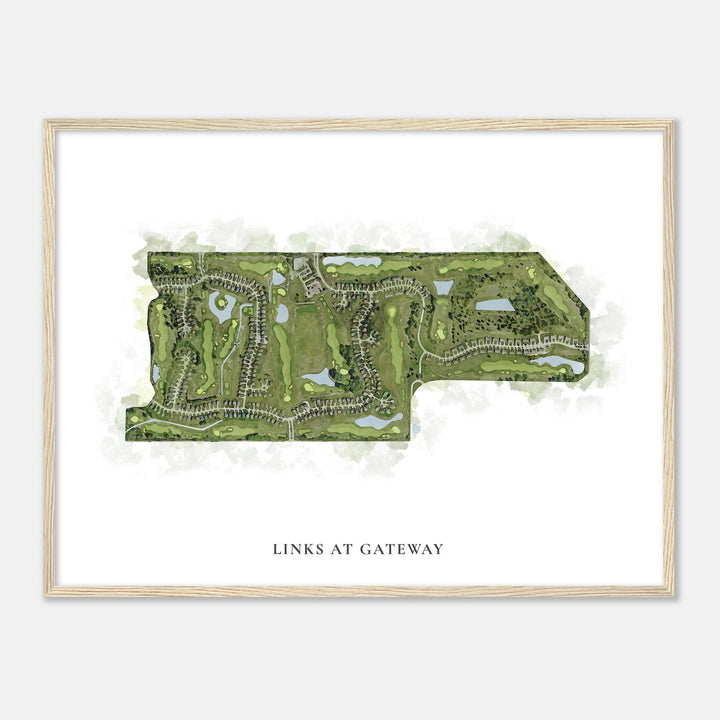 Print of Links At Gateway Classic Map