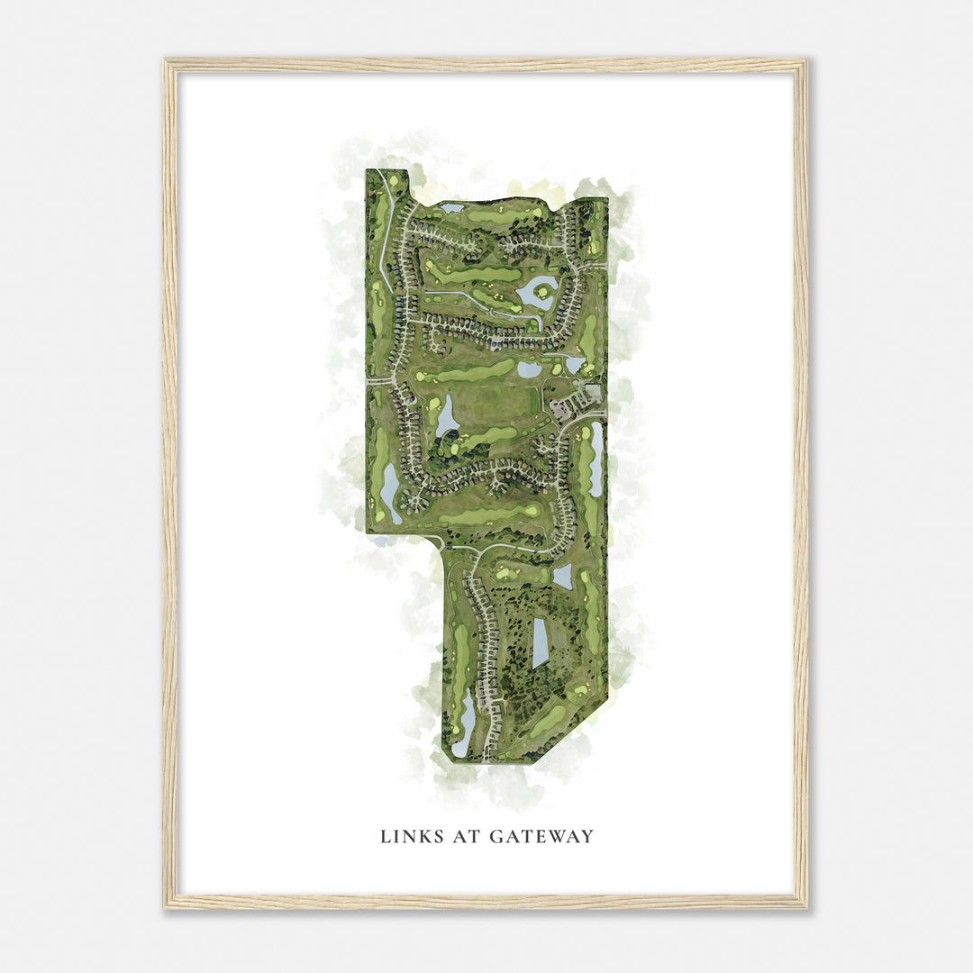 Print of Links At Gateway Classic Map