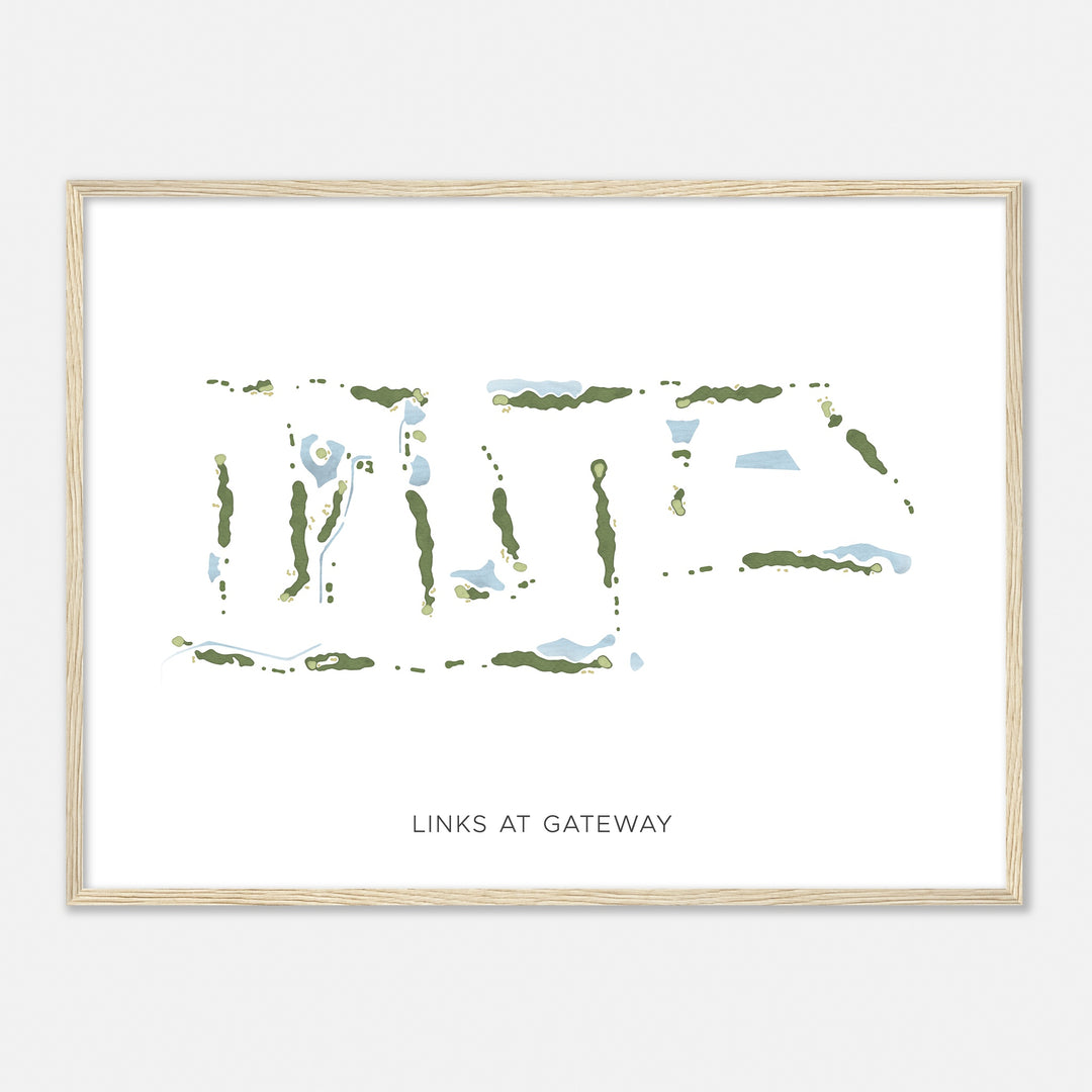 Print of Links At Gateway Modern Map