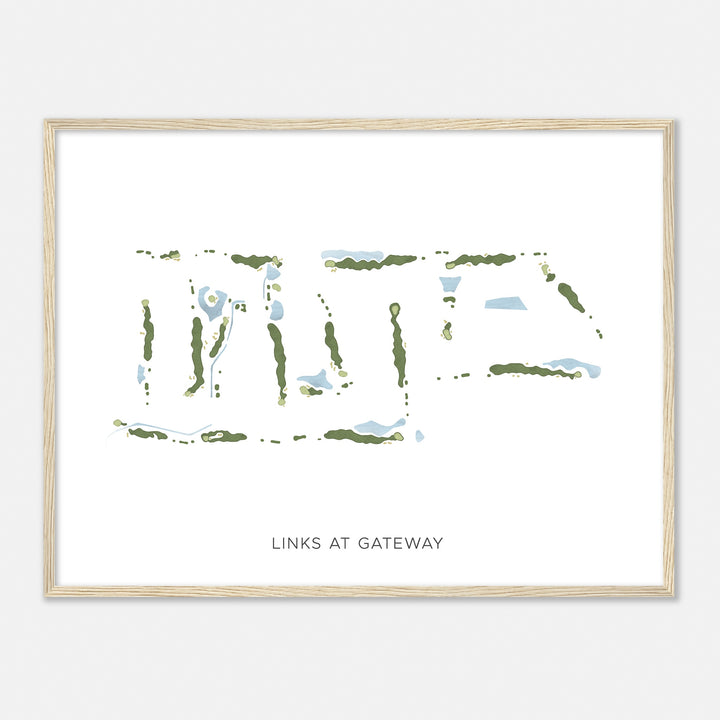 Print of Links At Gateway Modern Map