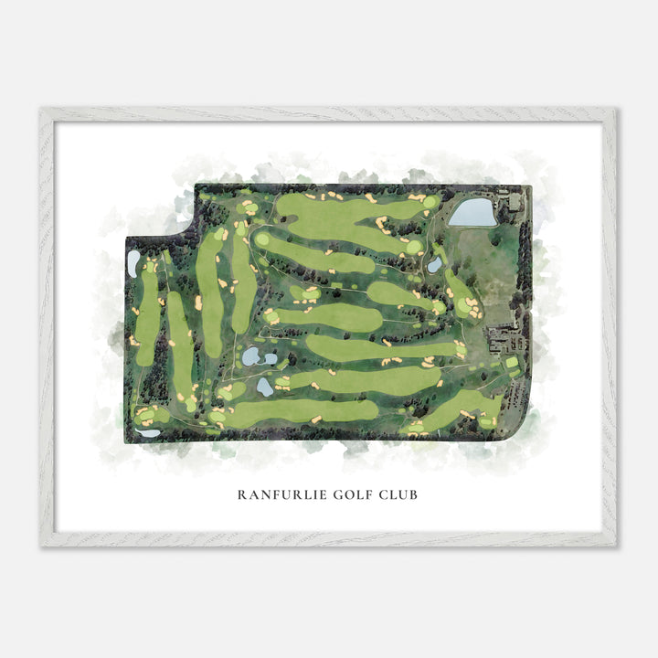 Print of Ranfurlie Golf Club Classic Map