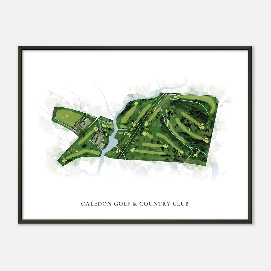 Print of Caledon Golf & Country Club Classic Map