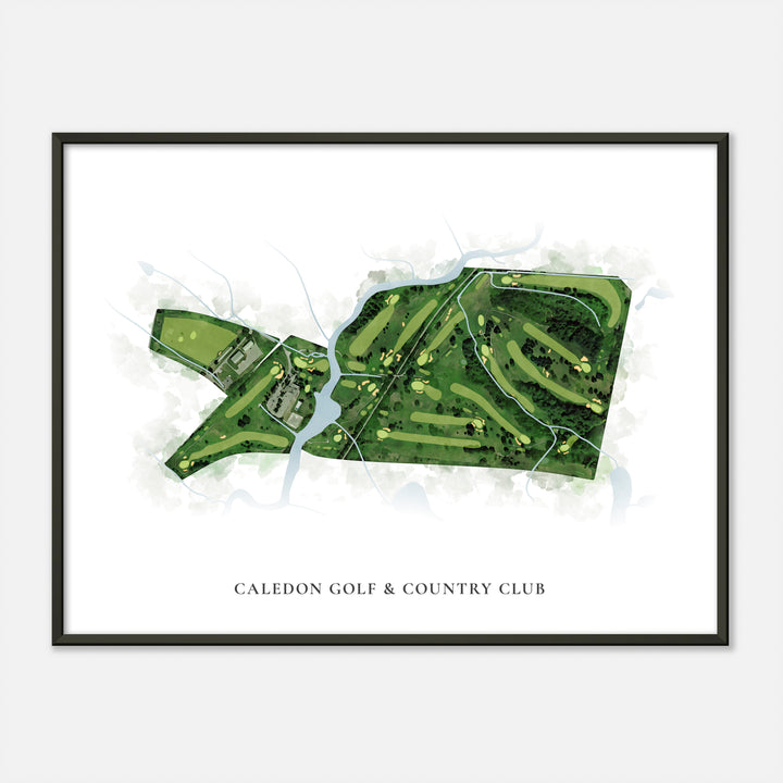 Print of Caledon Golf & Country Club Classic Map