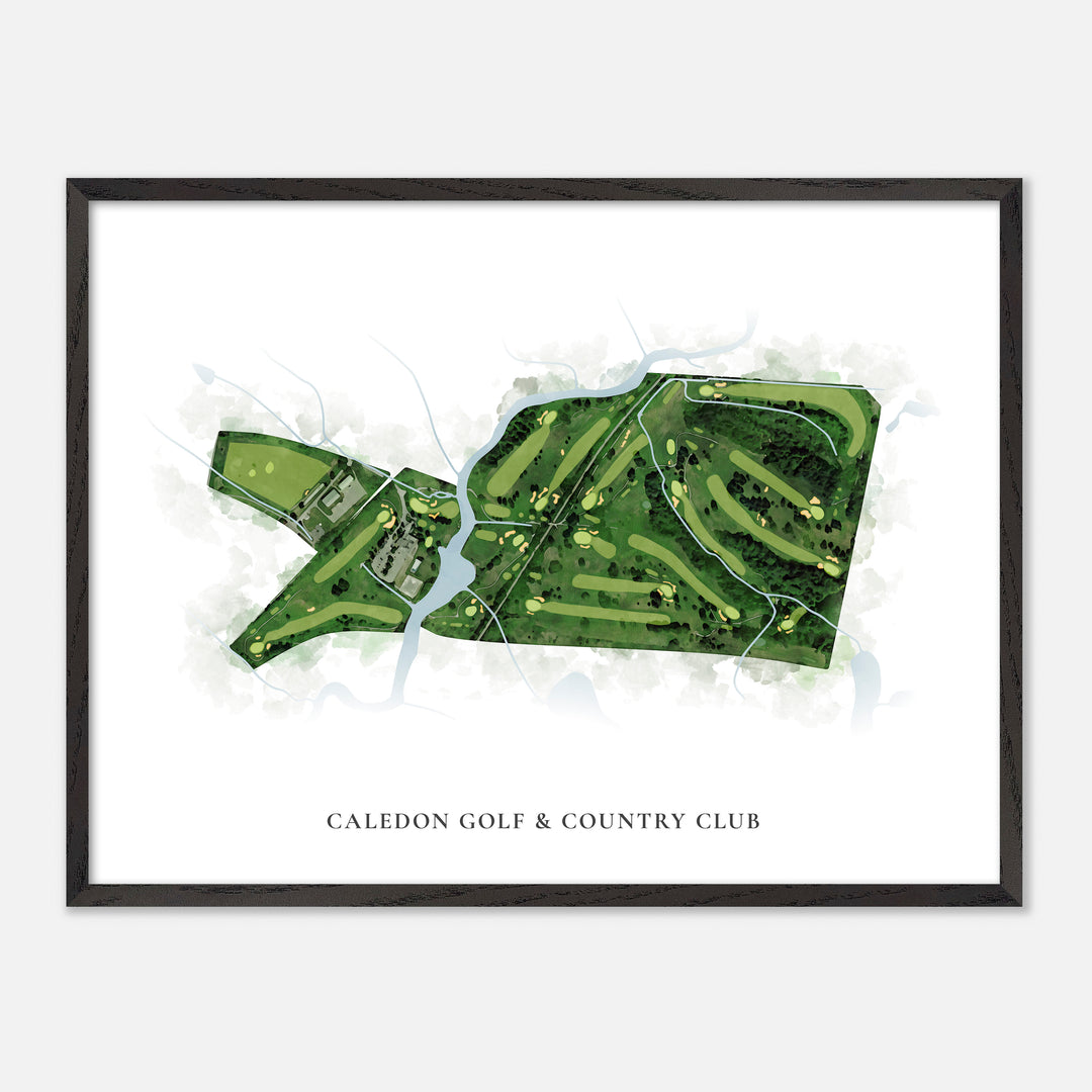 Print of Caledon Golf & Country Club Classic Map