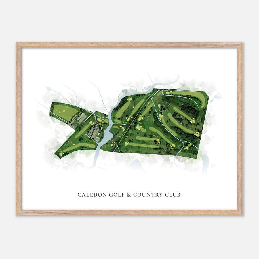 Print of Caledon Golf & Country Club Classic Map
