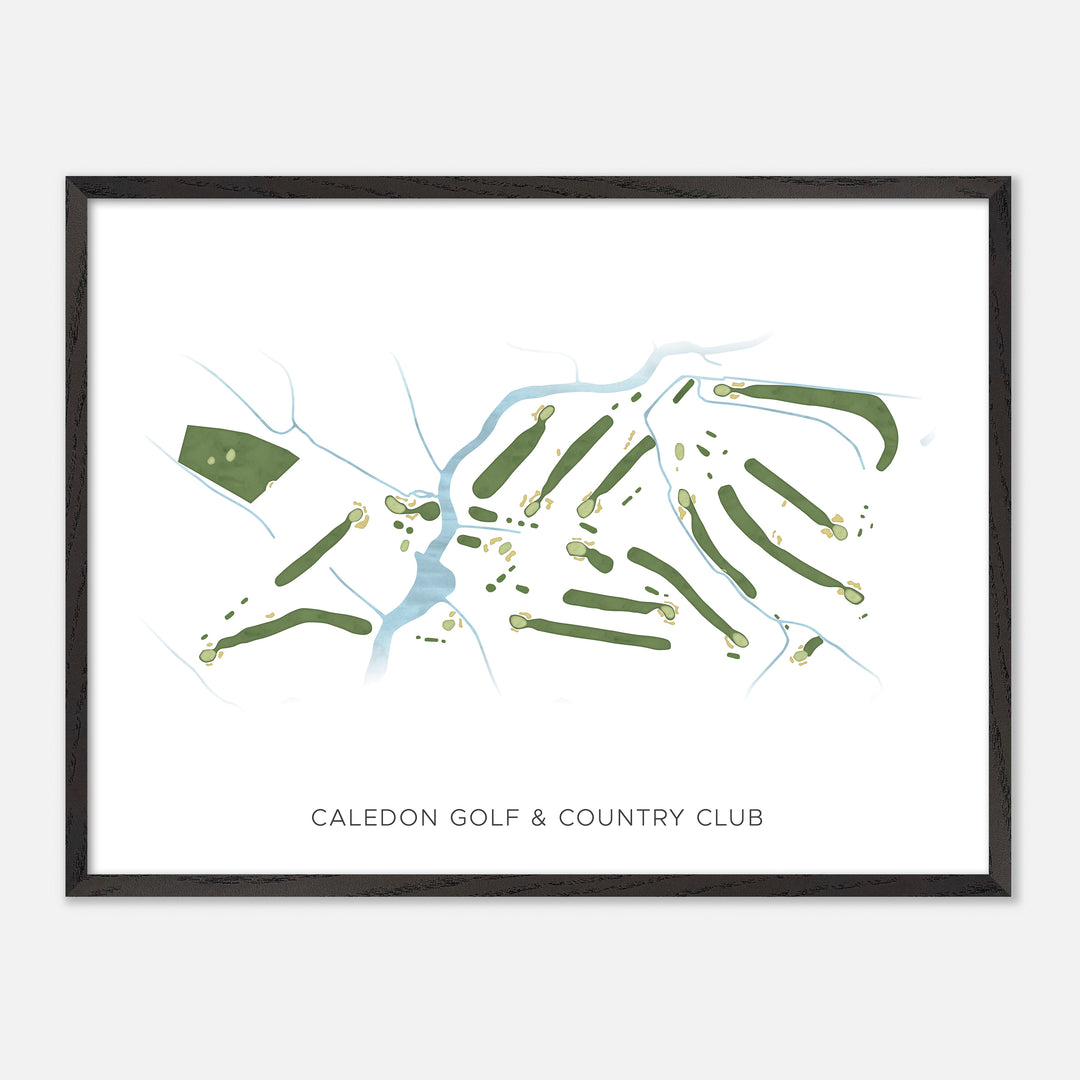 Print of Caledon Golf & Country Club Modern Map