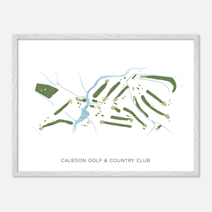Print of Caledon Golf & Country Club Modern Map