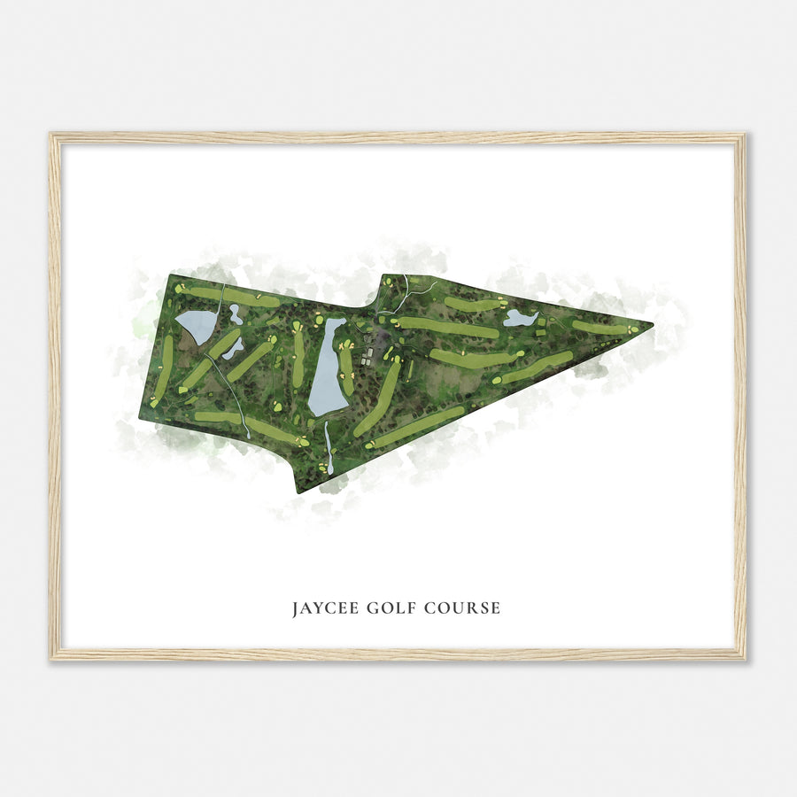 Print of Jaycee Golf Course Classic Map