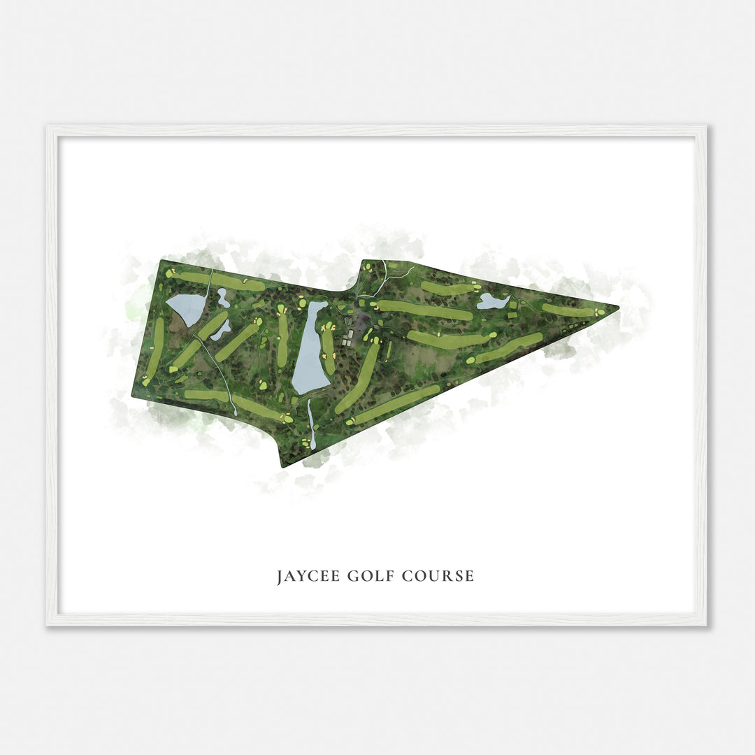 Print of Jaycee Golf Course Classic Map