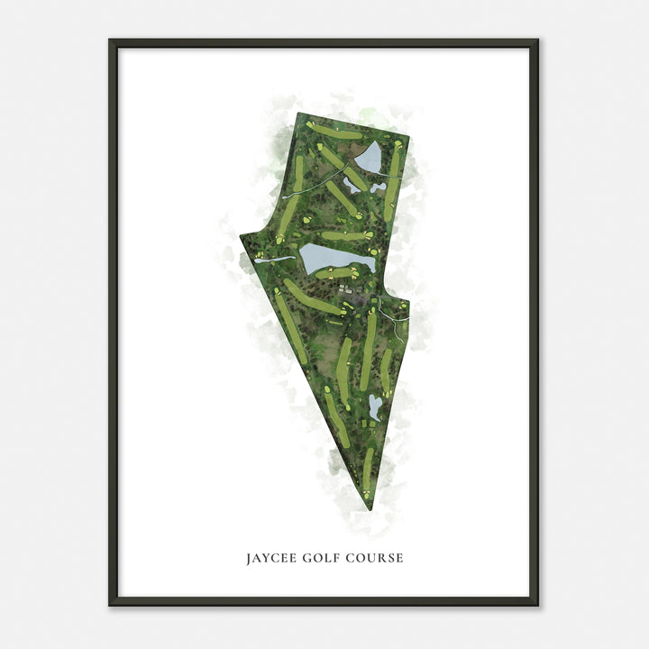 Print of Jaycee Golf Course Classic Map