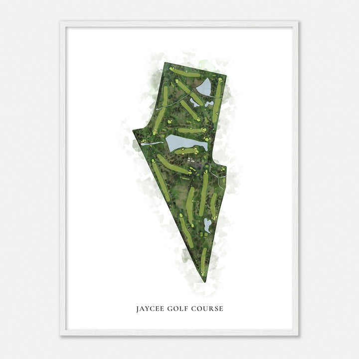 Print of Jaycee Golf Course Classic Map