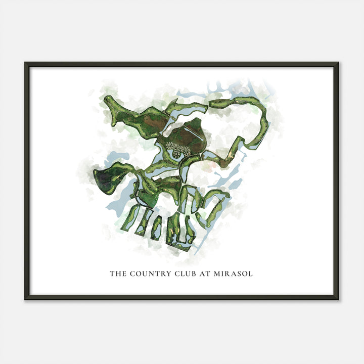 Print of The Country Club At Mirasol Classic Map
