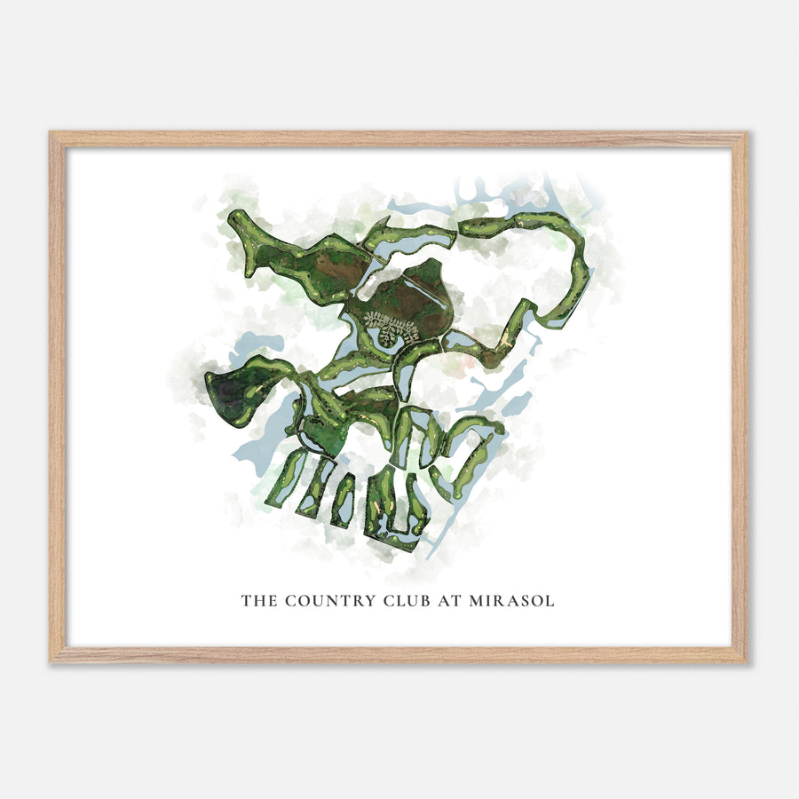 Print of The Country Club At Mirasol Classic Map