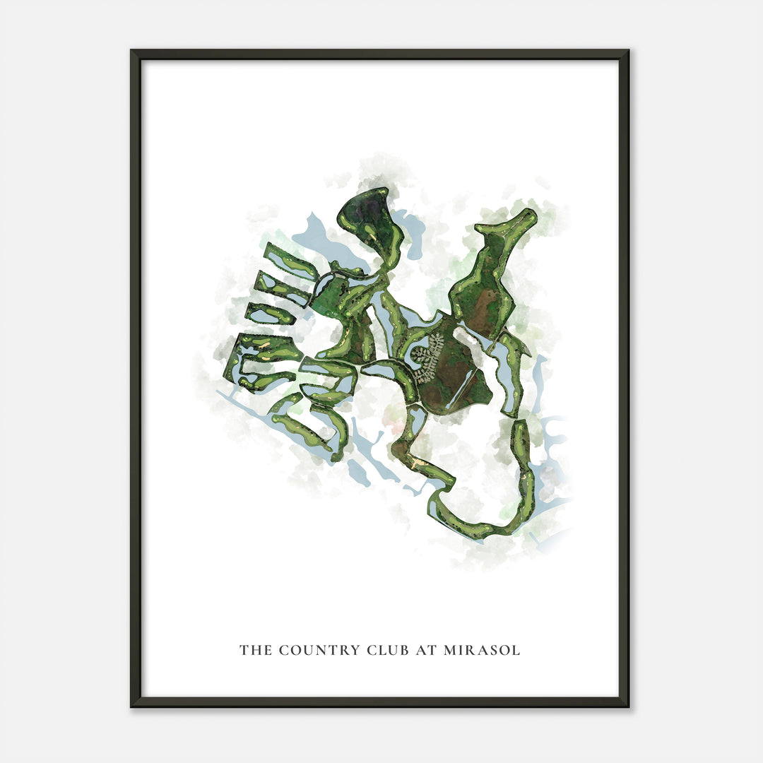 Print of The Country Club At Mirasol Classic Map
