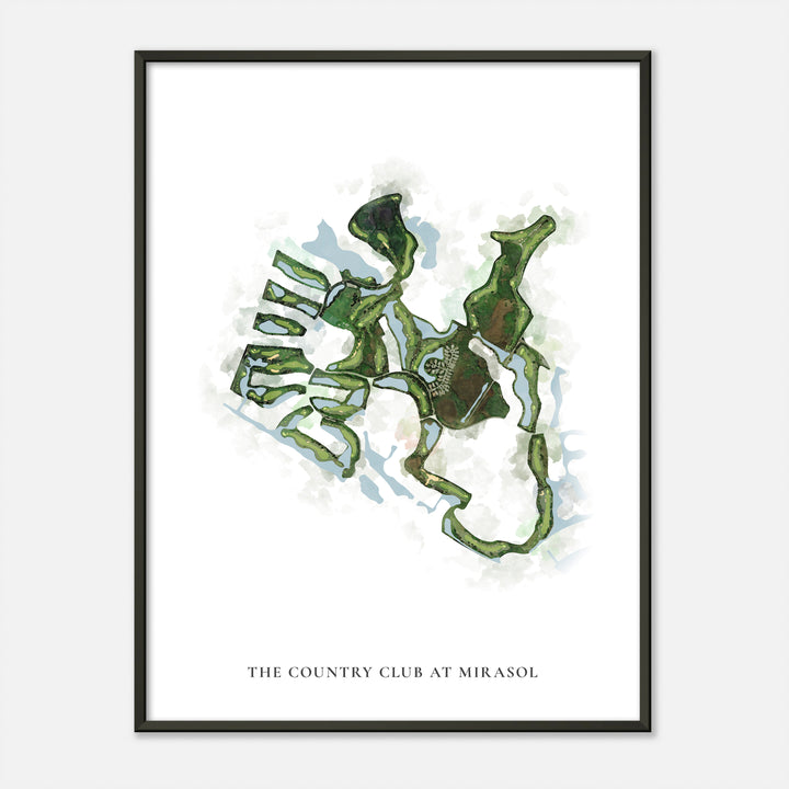 Print of The Country Club At Mirasol Classic Map