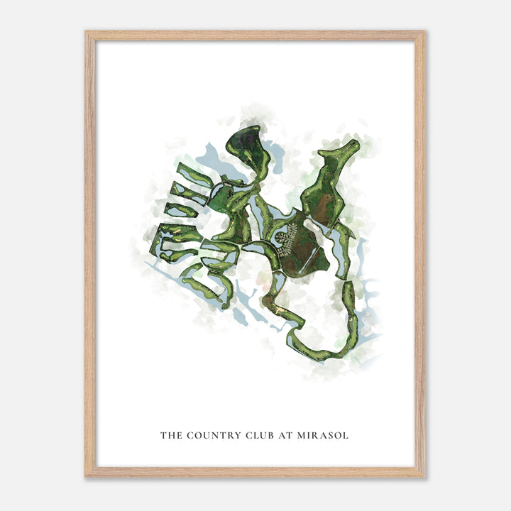 Print of The Country Club At Mirasol Classic Map