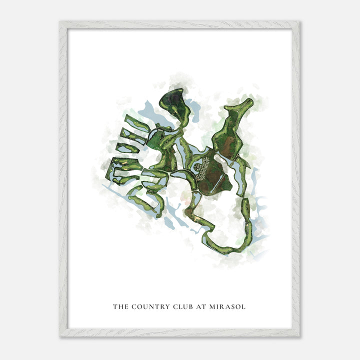 Print of The Country Club At Mirasol Classic Map
