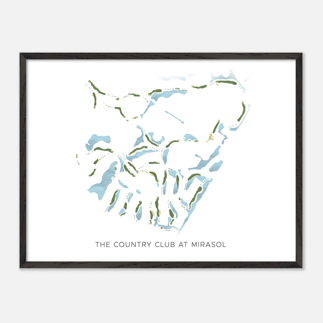 Print of The Country Club At Mirasol Modern Map