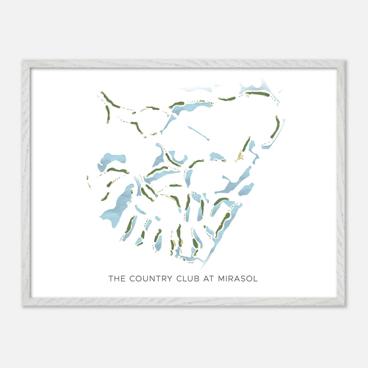 Print of The Country Club At Mirasol Modern Map