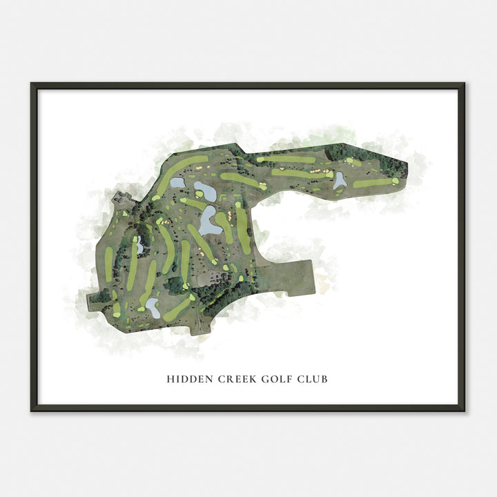 Print of Hidden Creek Golf Club Classic Map
