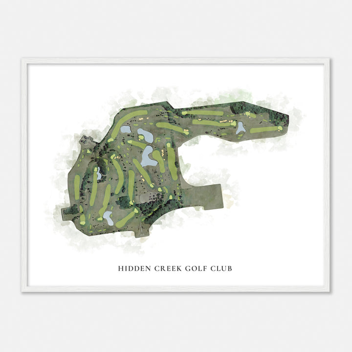 Print of Hidden Creek Golf Club Classic Map