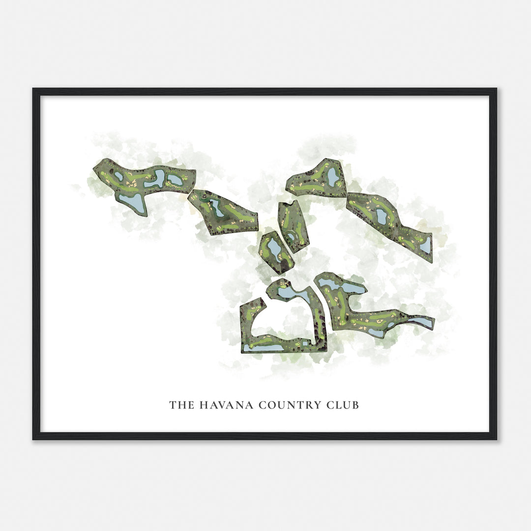 Print of The Havana Country Club Classic Map