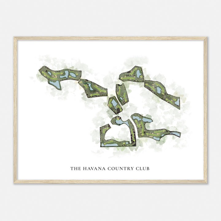 Print of The Havana Country Club Classic Map