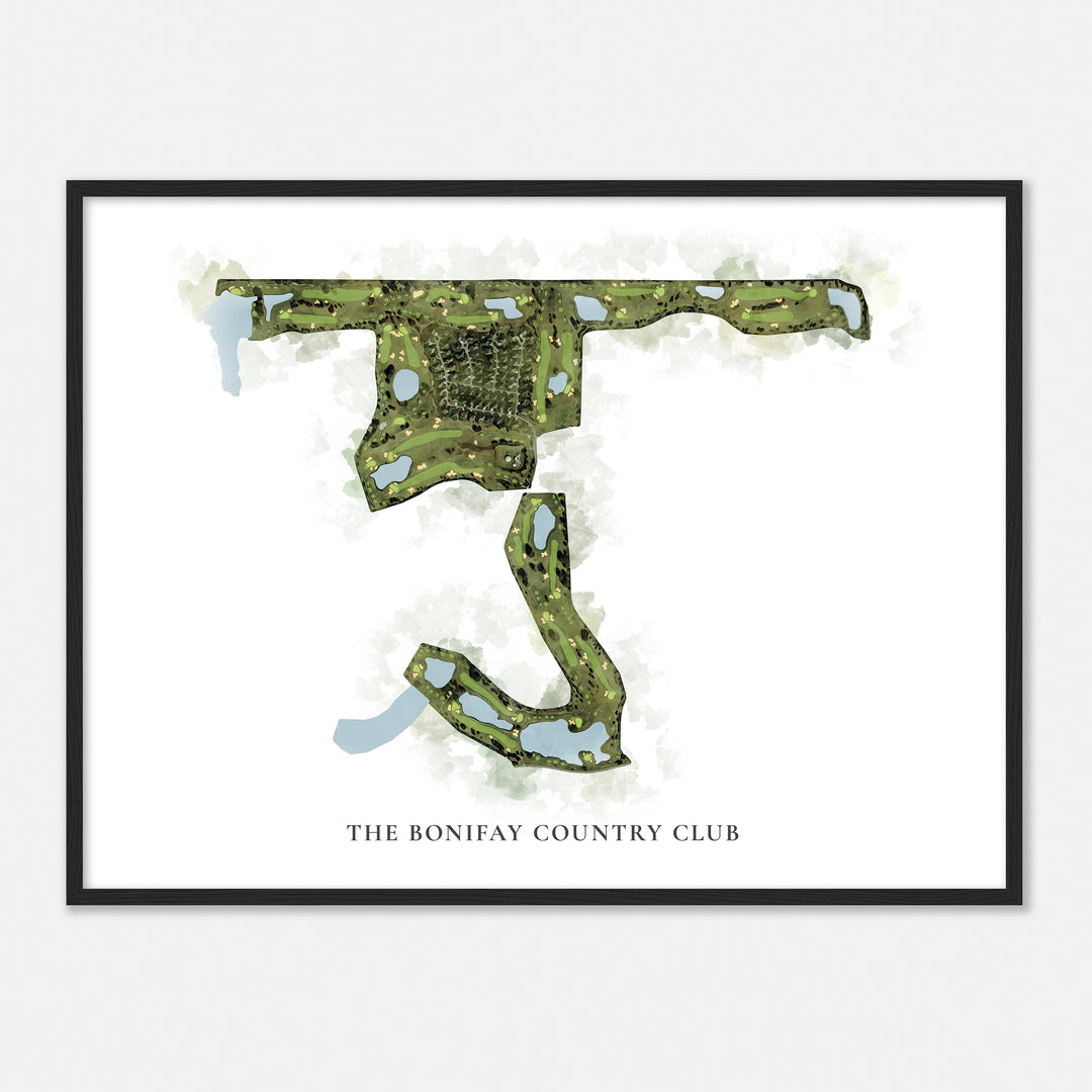 Print of The Bonifay Country Club Classic Map