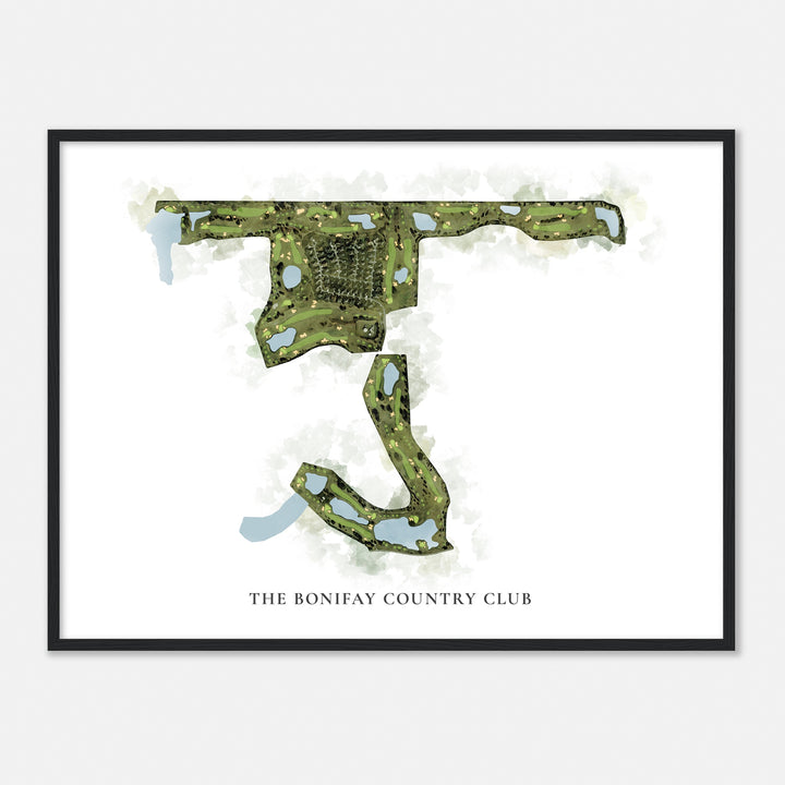 Print of The Bonifay Country Club Classic Map