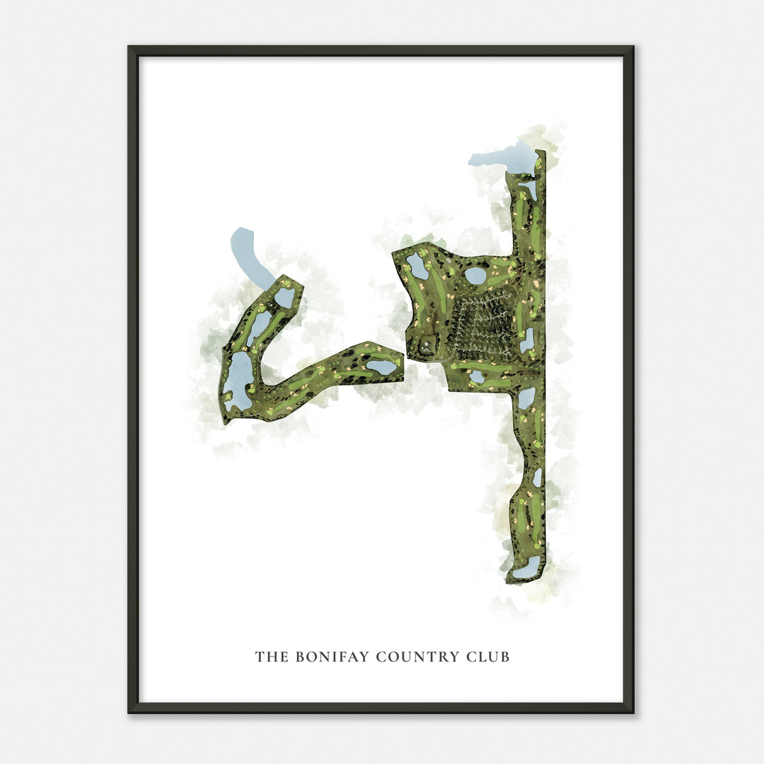 Print of The Bonifay Country Club Classic Map