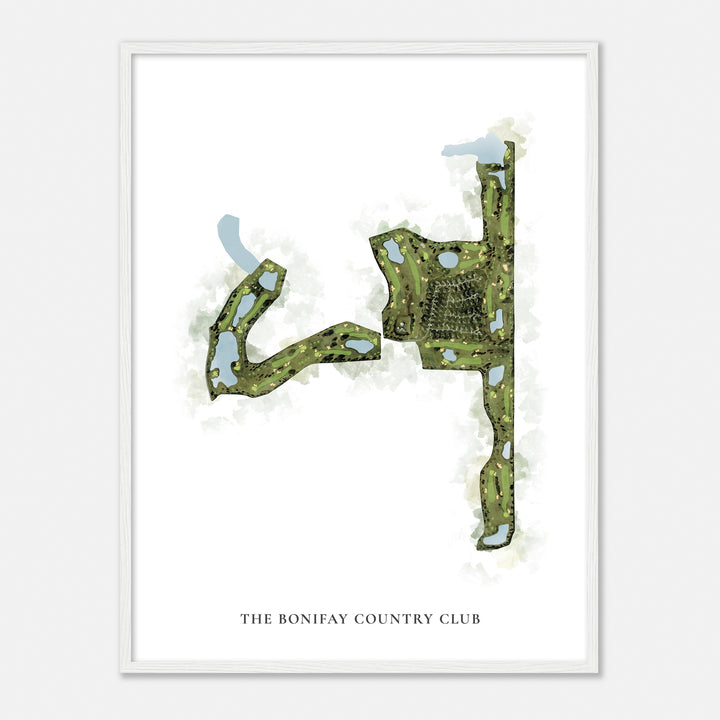 Print of The Bonifay Country Club Classic Map
