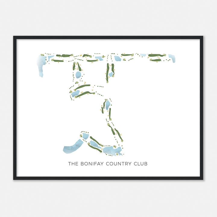 Print of The Bonifay Country Club Modern Map