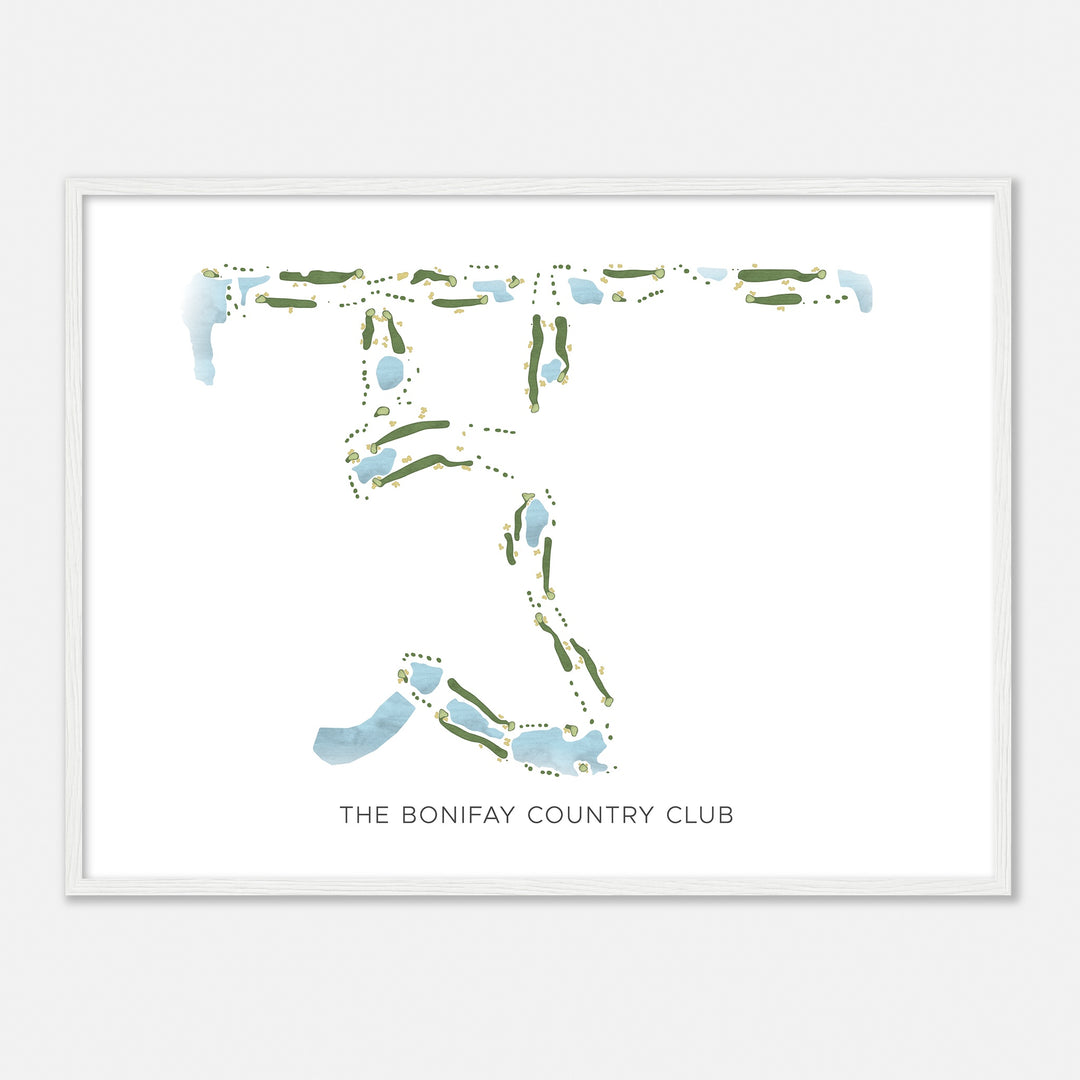 Print of The Bonifay Country Club Modern Map