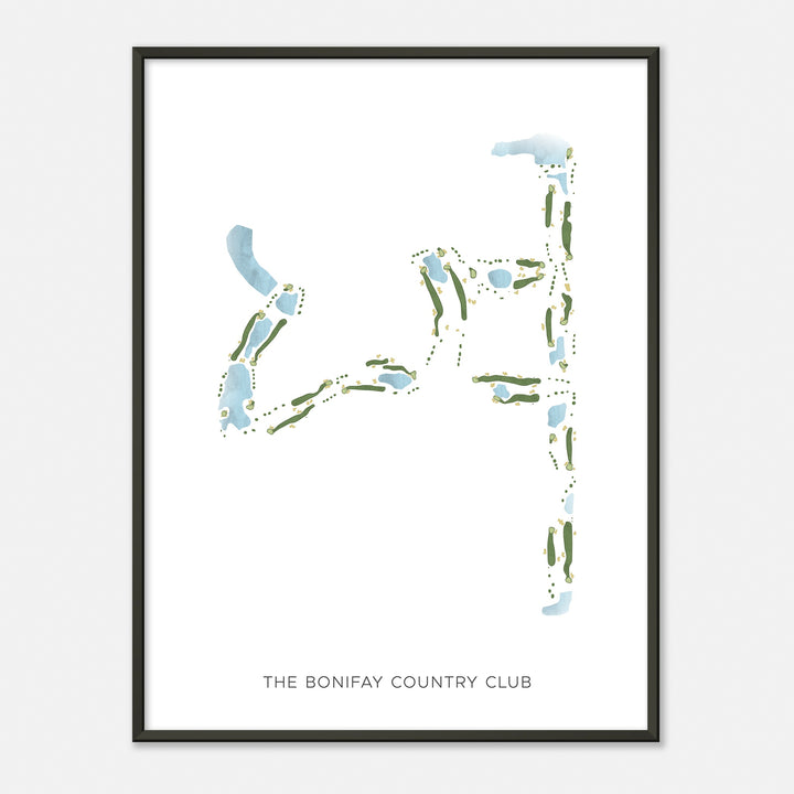 Print of The Bonifay Country Club Modern Map