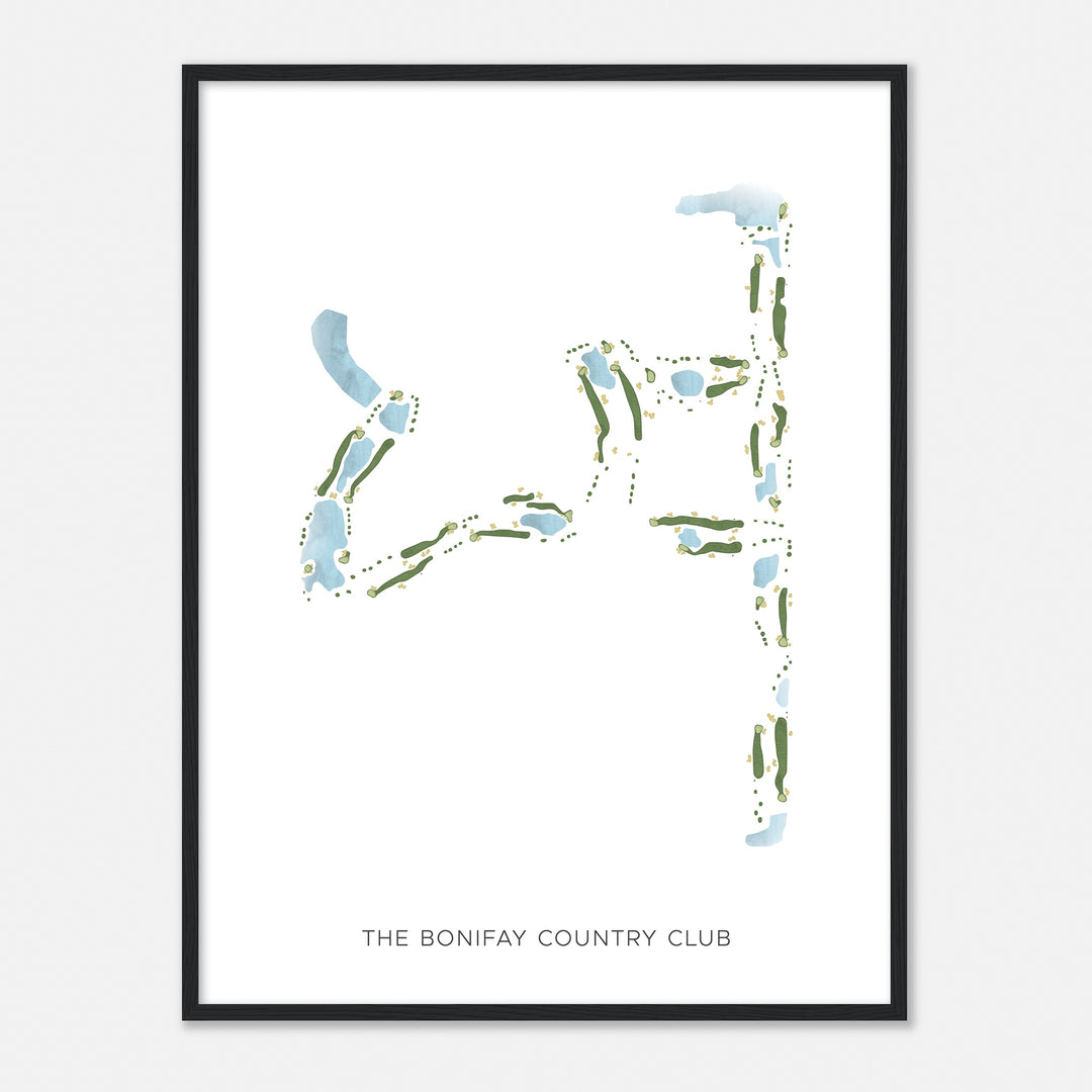 Print of The Bonifay Country Club Modern Map