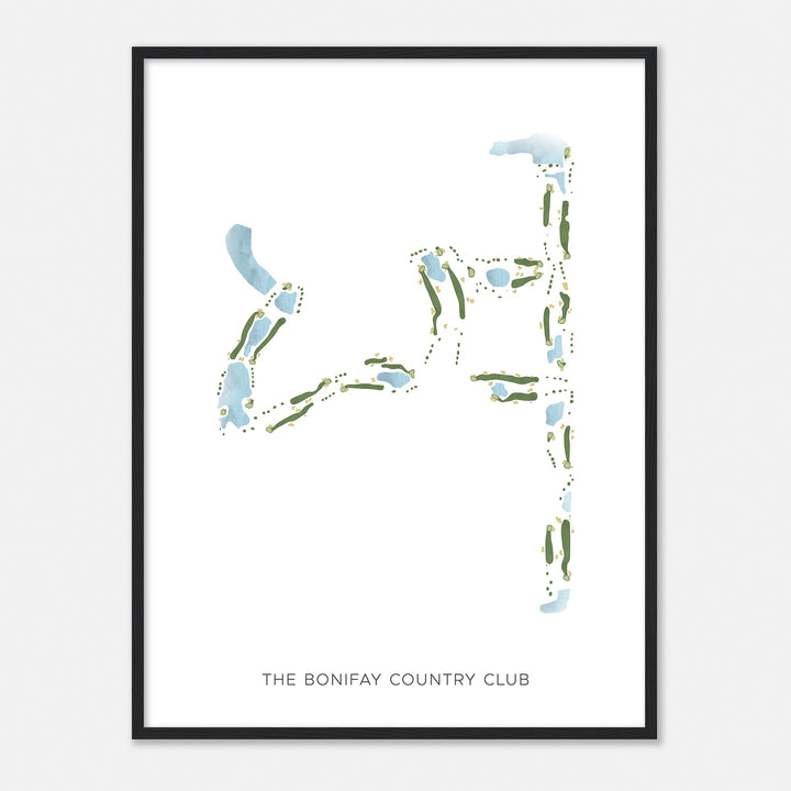 Print of The Bonifay Country Club Modern Map